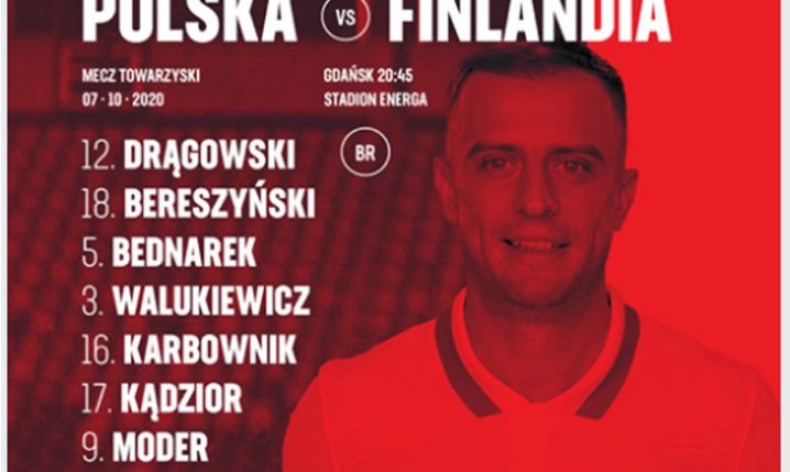 WYJŚCIOWA XI reprezentacji Polski na mecz z Finlandią!
